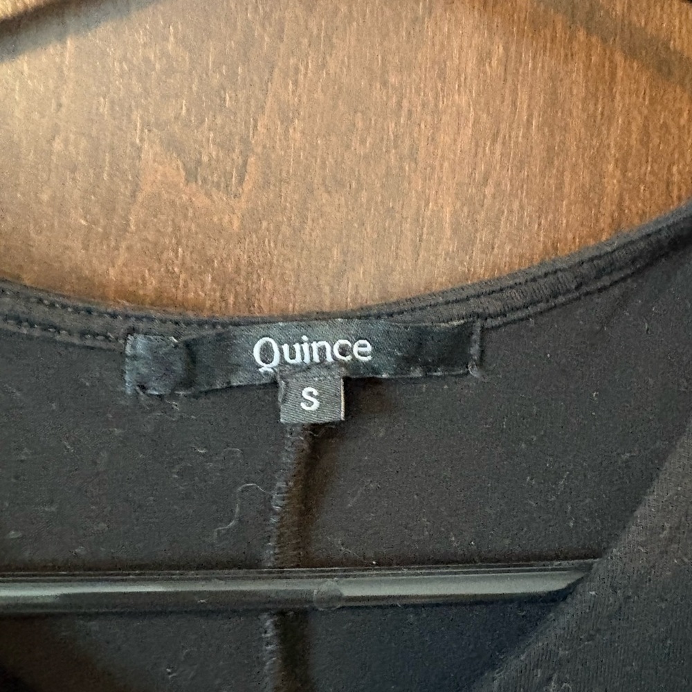 Quince Casual Black Dress - Picture 2 of 3